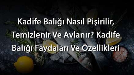 Kadife Balığı Nasıl Pişirilir, Temizlenir Ve Avlanır Kadife Balığı Faydaları Ve Özellikleri