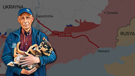 Köpeğiyle birlikte tam 225 kilometre yürüdü Yürümezsen ikimiz de öleceğiz...