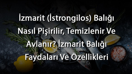 İzmarit (İstrongilos) Balığı Nasıl Pişirilir, Temizlenir Ve Avlanır İzmarit Balığı Faydaları Ve Özellikleri İzmarit (İstrongilos) Balığı Nasıl Pişirilir, Temizlenir Ve Avlanır İzmarit Balığı Faydaları Ve Özellikleri