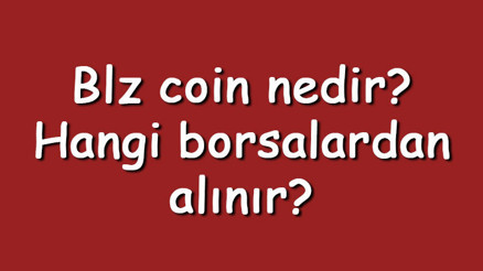Blz coin nedir Hangi borsalardan alınır Bluzelle ne zaman çıktı Ne iş yapar Blz coin nedir Hangi borsalardan alınır Bluzelle ne zaman çıktı Ne iş yapar