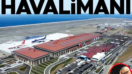 Karadeniz’e kafa tutan havalimanı