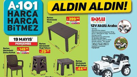 A101 aktüel ürünler kataloğu 19 Mayıs 2022 yayımlandı A101de bu hafta neler var
