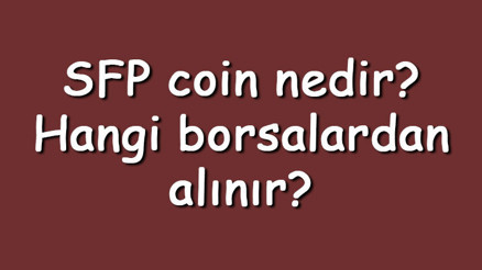 SFP coin nedir Hangi borsalardan alınır SafePal ne zaman çıktı Ne iş yapar