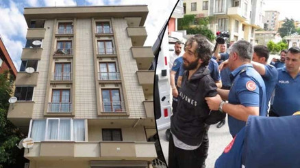 Ataşehirde dehşet anları Köpeği bıçaklayıp balkondan atladı
