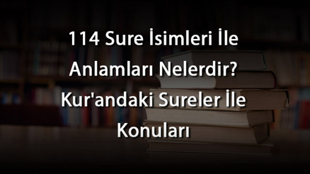 114 Sure İsimleri İle Anlamları Nelerdir Kurandaki Sureler İle Konuları 114 Sure İsimleri İle Anlamları Nelerdir Kurandaki Sureler İle Konuları