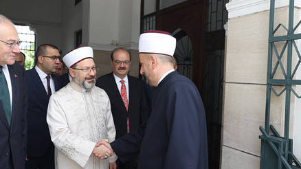 Diyanet İşleri Başkanı Erbaş, Bosna Hersek İslam Birliği Başkanı Kavazoviç ile görüştü