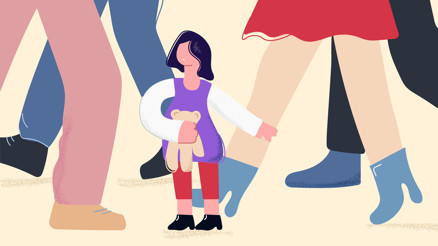 Çocuğum kayboldu, şimdi buradaydı Uzun süre dışarı tek başıma çıkamadım