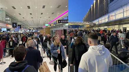 Yoğunluk sınırları aşıldı, uçuşlar bir bir iptal edildi... İngilterede uçak krizi