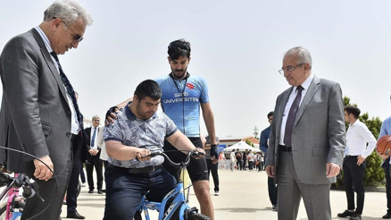 Pedallar farkındalık için döndü