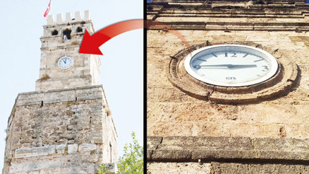 Tarihi saat kulesinde skandal