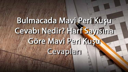 Bulmacada Mavi Peri Kuşu Cevabı Nedir Harf Sayısına Göre Mavi Peri Kuşu Cevapları