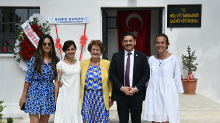 Belgeseli çekilen köy okulu yeniden açıldı Belgeseli çekilen köy okulu yeniden açıldı