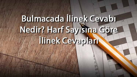 Bulmacada İlinek Cevabı Nedir Harf Sayısına Göre İlinek Cevapları