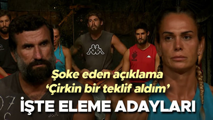 SURVİVOR ELEME ADAYLARI KİMLER OLDU Hikmet-Nagihan arasında tansiyon yükseldi Konseyde şoke eden açıklama: Çok çirkin bir teklif aldım