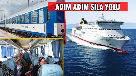 Feribot, otobüs ve trenle yolculuk