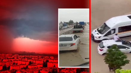 Uyarılar peş peşe gelmişti... Sağanak yağış birçok ilde hayatı felç etti