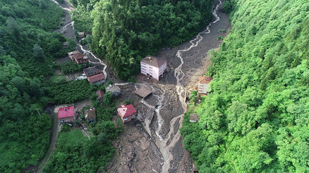 Heyelan tehlike haritası hazırlandı Trabzonun yüzde 16sı afet riski altında