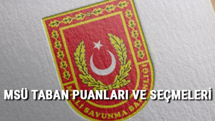 MSÜ taban puanları ve seçim aşamaları 2022: MSÜ seçmeleri ne zaman