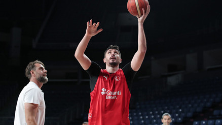 Milli Erkek Basketbol Takımında Büyük Britanya maçı hazırlıkları