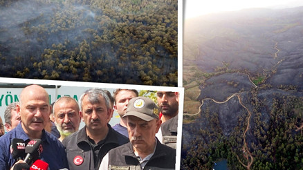Marmaris’teki orman yangını tamamen kontrol altında... Yanan bölge havadan görüntülendi Marmaris’teki orman yangını tamamen kontrol altında... Yanan bölge havadan görüntülendi