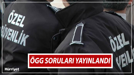 Özel güvenlik sınav soruları ve cevapları EGMde yayınlandı İşte 98. ÖGG cevap anahtarı kitapçığı görüntüleme ekranı