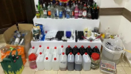 Aydında sahte içki operasyonu: 2 gözaltı