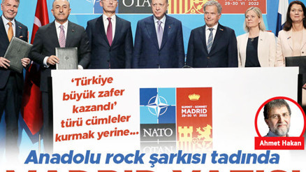 Anadolu rock şarkısı tadında Madrid yazısı