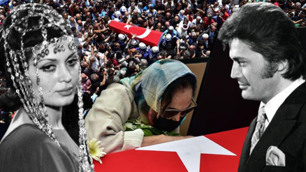 Türkan Şoraydan Cüneyt Arkına veda... Gözyaşlarına boğuldu