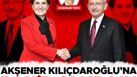Akşener, Kılıçdaroğlu’na rakip olur mu