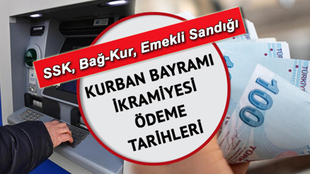 Emekli ikramiyesi ne zaman yatacak 2022 SSK, Emekli Sandığı, Bağ-Kur Kurban Bayramı ikramiyesi ödeme tarihi duyuruldu