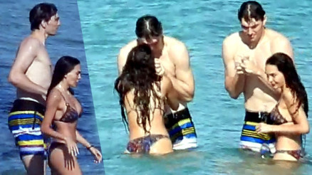 Ebru Şahin ve Cedi Osman Çeşme’de balayında