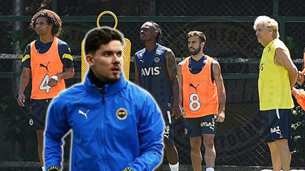 Fenerbahçede Ferdi Kadıoğlu idmana katılmadı Dinamo Kiev hazırlıkları...