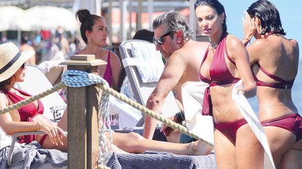 Tuvana Türkay ile İzzet Antebi tatilde