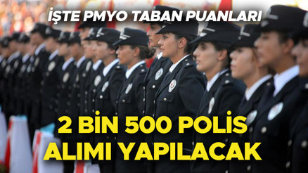 PMYO taban puanları ve başvuru kılavuzu yayınlandı 2022 polislik başvuruları ne zaman İşte PMYO 2 bin 500 polis alımı başvuru şartları