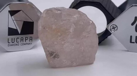 170 karat büyüklüğünde pembe elmas
