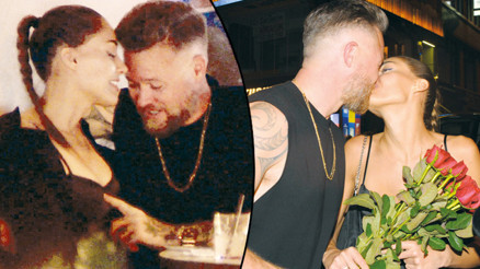 Dilan Çiçek Denizden nişanlısına teşekkür öpücüğü