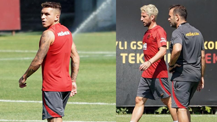 Galatasaray’da Lucas Torreira ile Dries Mertens ilk antrenmanına çıktı