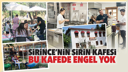 Şirince’nin şirin kafesi Bu kafede engel yok