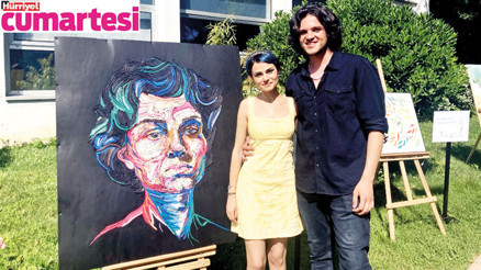 Otobüs atıkları sanat eserine dönüştü