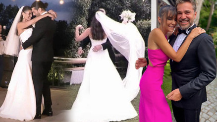 8 yıllık aşkta mutlu son Cengiz Coşkun ile  Beatrica Lorena evlendi