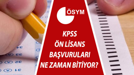 KPSS ön lisans başvuruları ne zaman bitecek ÖSYM 2022 KPSS başvuru ücreti ödeme ve son tarih bilgisi