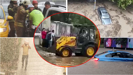 Çok sayıda kente önemli uyarı Beklenen yağış geldi, yollar göle döndü, araçlar suya gömüldü Çok sayıda kente önemli uyarı Beklenen yağış geldi, yollar göle döndü, araçlar suya gömüldü