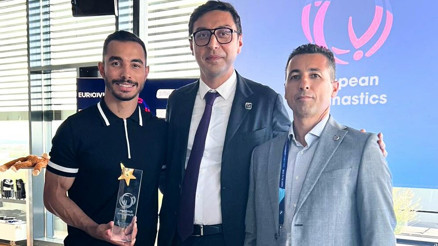 Milli cimnastikçimiz Ferhat Arıcan Yılın Sporcusu seçildi