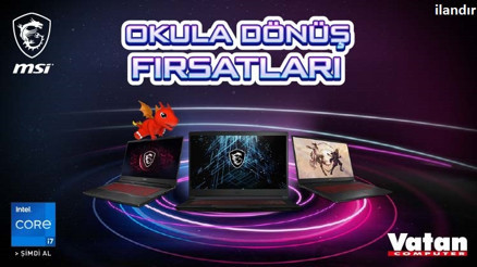 MSI ile okula dönüş fırsatları