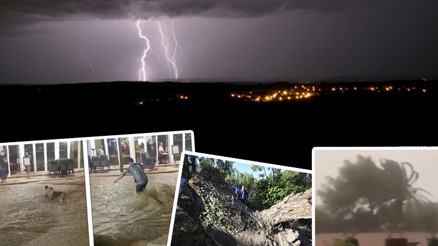 Avrupayı şimdi de fırtına vurdu 13 ölü, çok sayıda yaralı...