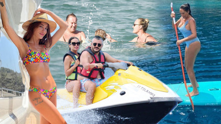 Hülya Avşar, Tuğba Yurt, Şoray Uzun, Merve Oflaz... Ünlüler tatilde