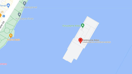 Galatasaray Adası nerede Galatasaray Adası harita konumu