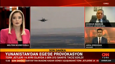 Yunanistandan Egede yeni provokasyon Türk jetleri 14 ayrı olayda 3 bin 372 saniye radar kilidiyle taciz edildi