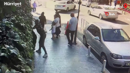 İstanbul’da kadına yumruklu dayak kamerada: Polis darpçı kocayı anında yakaladı