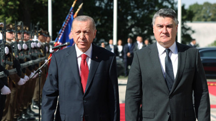 Cumhurbaşkanı Erdoğan Hırvatistan’da